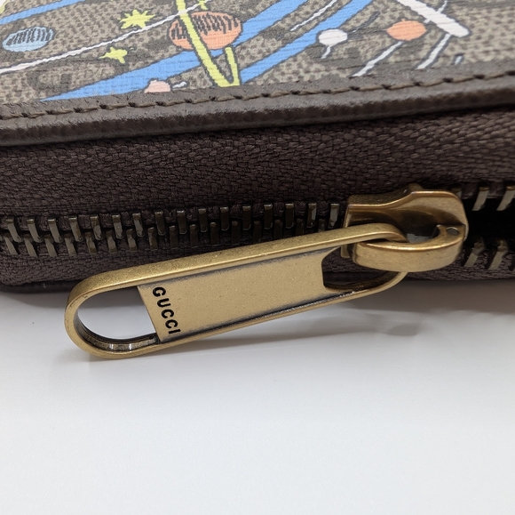 GG Supremw Gucci x Disney Donald Duck Continental Wallet W Certificate Of Auth. - Picture 14 of 16